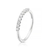 Thumbnail Image 1 of Origin Platinum 0.25ct Diamond 9 Stone Eternity Ring