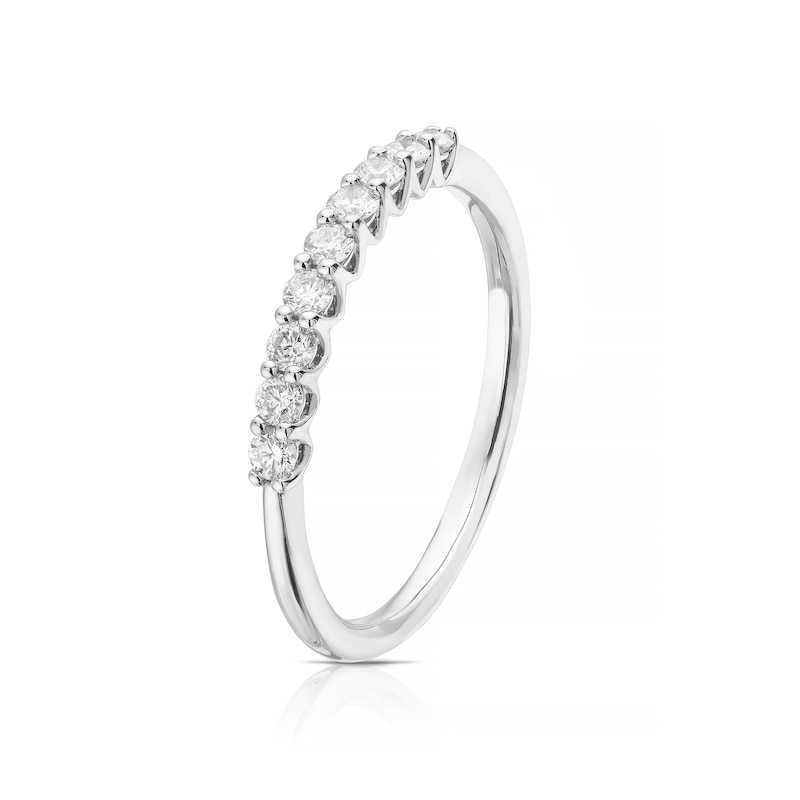 Origin Platinum 0.25ct Diamond 9 Stone Eternity Ring