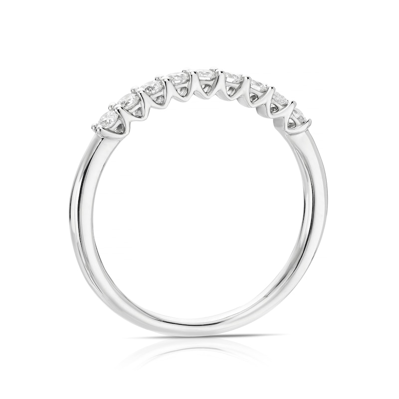 Origin Platinum 0.25ct Diamond 9 Stone Eternity Ring