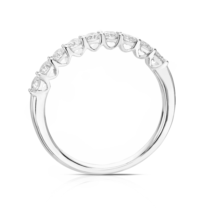 Origin Platinum 0.50ct Diamond 9 Stone Eternity Ring