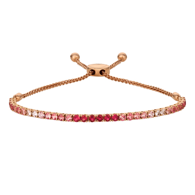 Le Vian 14ct Strawberry Gold Sapphire Bolo Bracelet