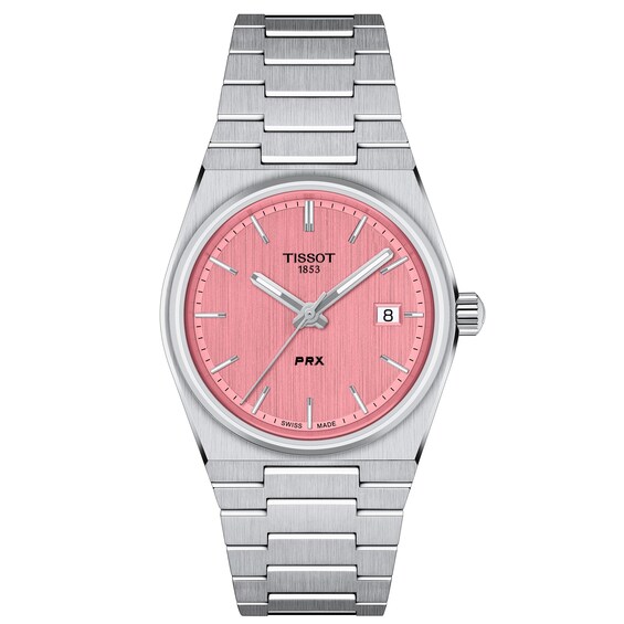Michael Kors Lennox Pink Dial & Rose Gold-Tone Bracelet Watch 
