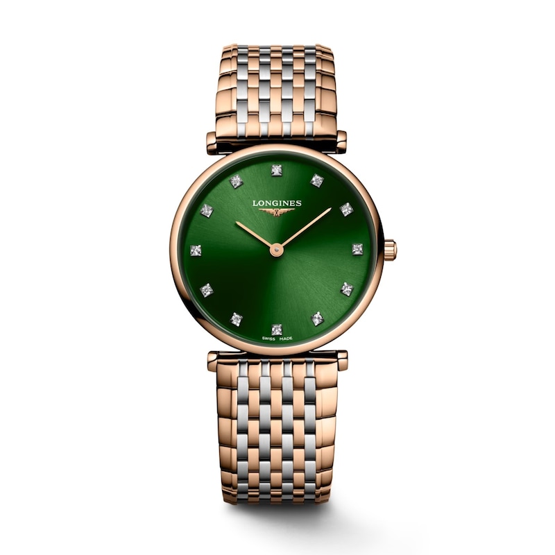 Longines La Grande Classique Ladies' Diamond & Two-Tone Bracelet Watch