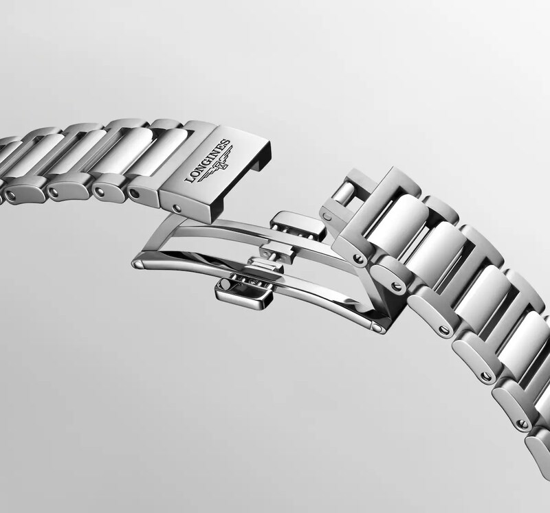 Main Image 6 of Longines Conquest 18ct Rose Gold & Stainless Steel Bracelet Watch
