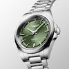 Thumbnail Image 3 of Longines Conquest Men's Green Dial & Stainless Steel Bracelet Watch