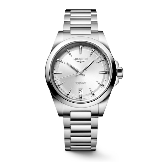 Men's Longines Conquest Stainless Steel Bracelet Watch