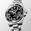 Thumbnail Image 2 of Longines HydroConquest Men's Black Dial & Stainless Steel Bracelet Watch