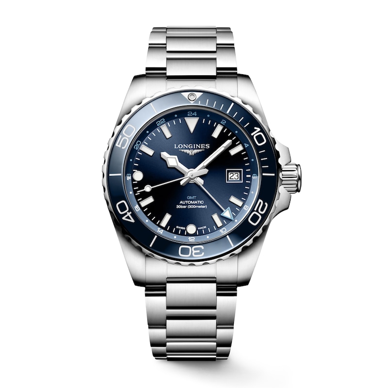 Longines HydroConquest Men's Blue Dial & Stainless Steel Bracelet Watch