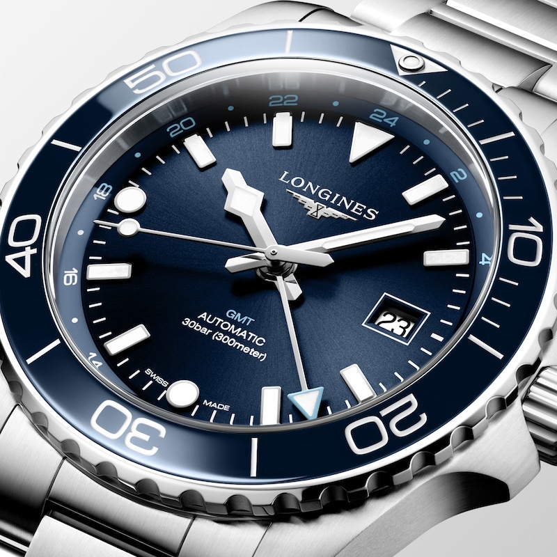 Longines HydroConquest Men's Blue Dial & Stainless Steel Bracelet Watch