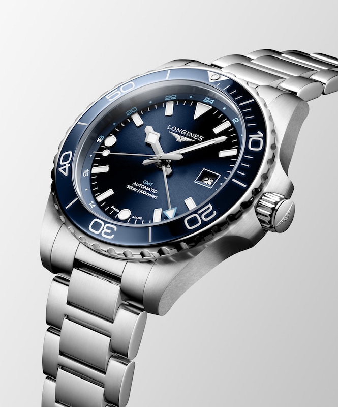 Longines HydroConquest Men's Blue Dial & Stainless Steel Bracelet Watch