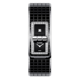 CHANEL Code Coco Ladies' Steel Diamond Set Bracelet Watch