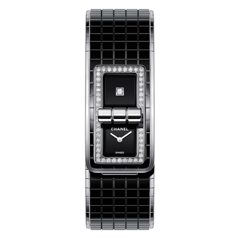 CHANEL Code Coco Ladies' Steel Diamond Set Bracelet Watch