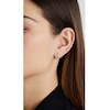 Thumbnail Image 3 of CARAT* LONDON Danu Ladies' Sterling Silver Pear Shaped Stud Earrings