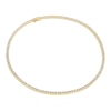 Thumbnail Image 2 of CARAT* LONDON Prudence Yellow Gold VermeiL & Cubic Zirconia Tennis Necklace