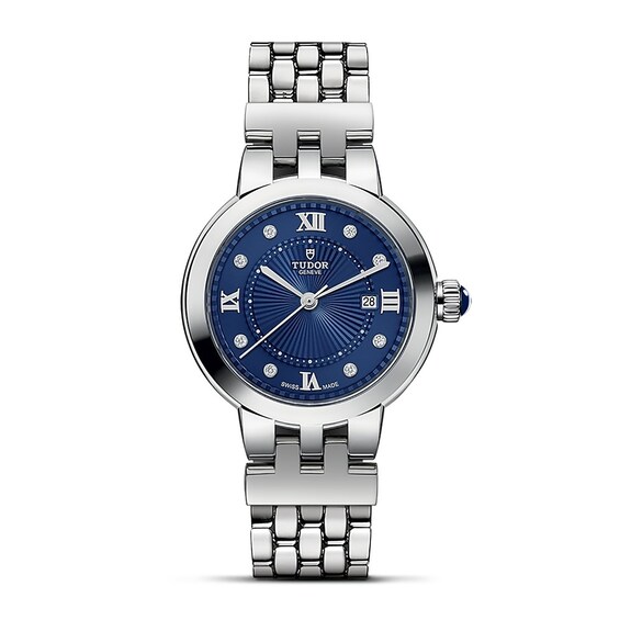 TUDOR Clair De Rose Womens 30mm Diamond and Stainless Steel 