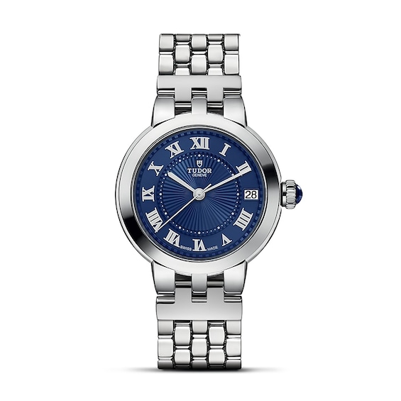 Women's Tudor Clair De Rose 34Mm Stainless Steel Bracelet Watch