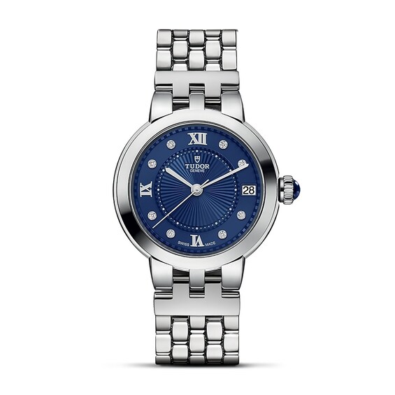 TUDOR Clair De Rose Womens 34mm Diamond and Stainless Steel 