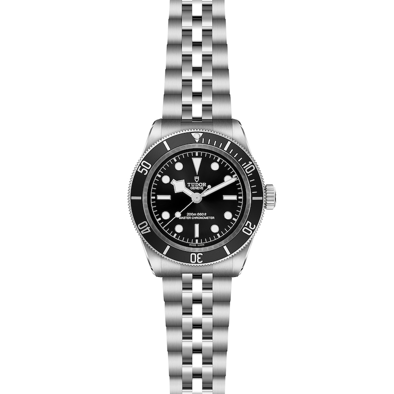 Tudor Black Bay Men's Black Dial & Stainless Steel Bracelet Watch