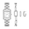 Thumbnail Image 1 of Michael Kors Emery Stainless Steel Watch, Silver Tone Bracelet & Earrings Giftset