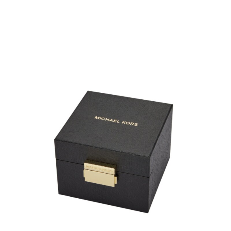 Main Image 4 of Michael Kors Emery Stainless Steel Watch, Silver Tone Bracelet & Earrings Giftset