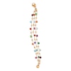 Thumbnail Image 0 of Marco Bicego 18ct Yellow Gold 7 Inch & Mix Stone 3 Strand Bracelet