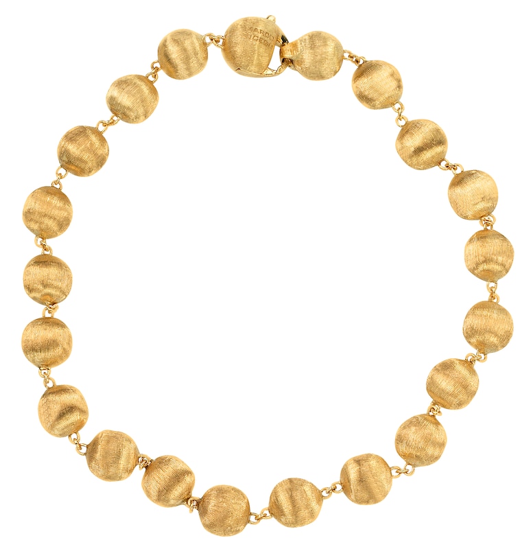 Marco Bicego 18ct Yellow Gold 7 Inch Beaded Bracelet