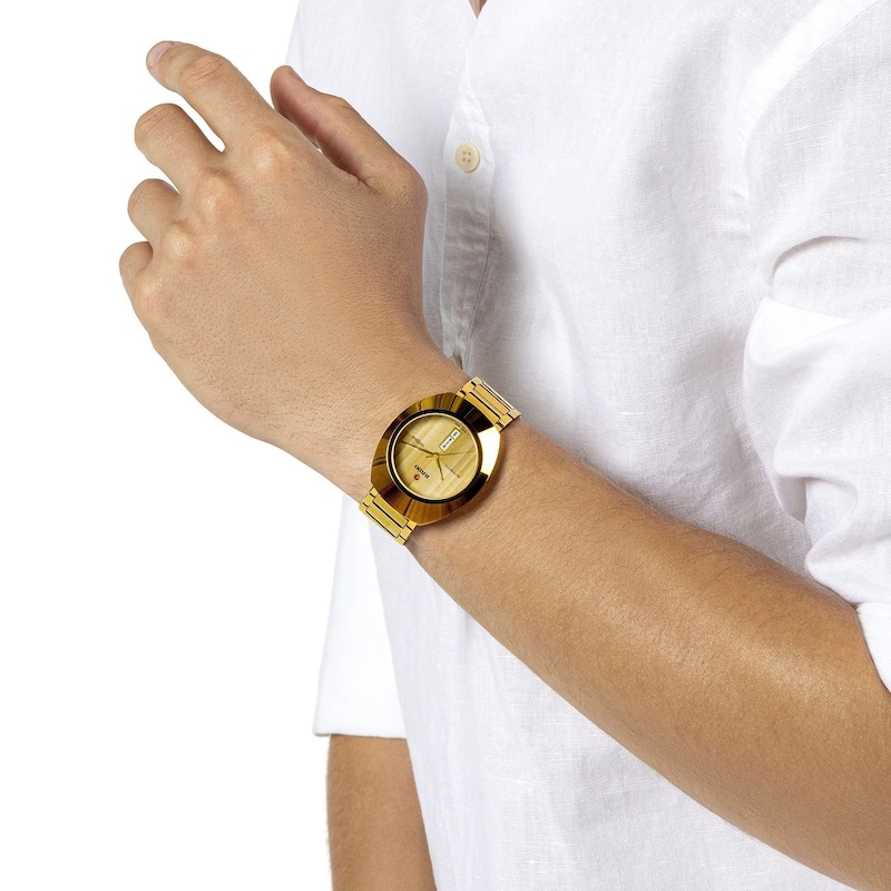 Main Image 5 of Rado Diastar Original Gold Tone Stainless Steel Bracelet Watch