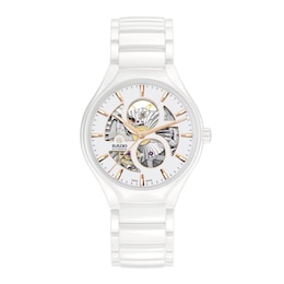 Rado True Square Automatic Open Heart White Bracelet Watch