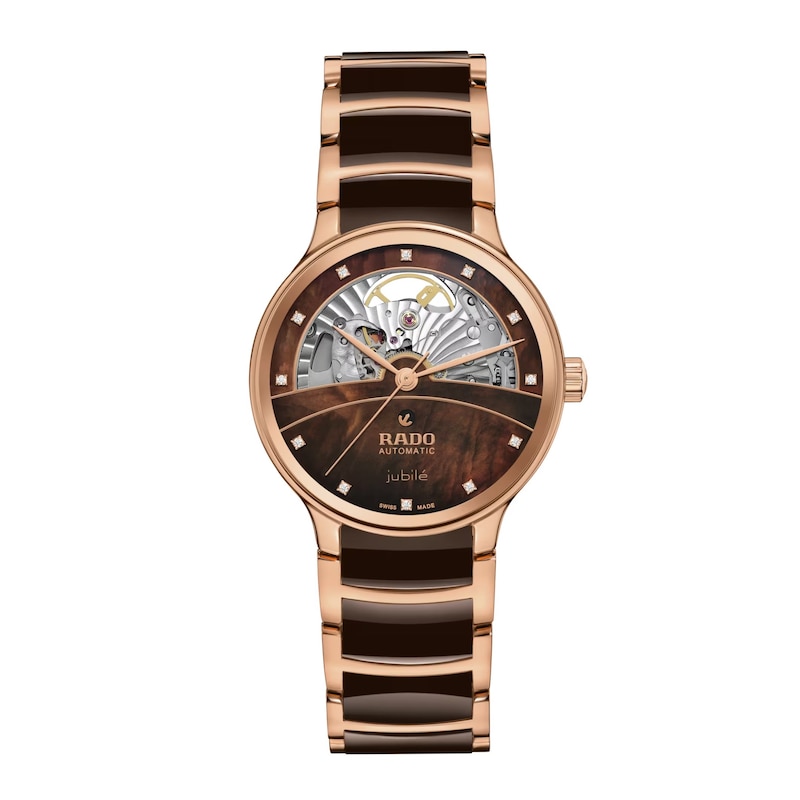 Main Image 1 of Rado Centrix Automatic Diamond Open Heart Dial Bracelet Watch