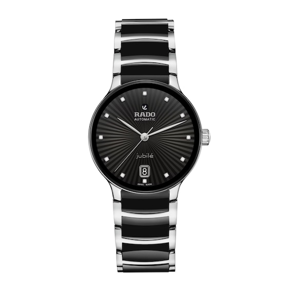 Rado Centrix Automatic Diamond and Black Bracelet Watch