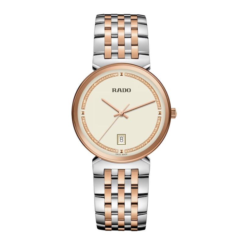 Rado Florence 38mm Champagne Dial & Two-Tone Bracelet Watch