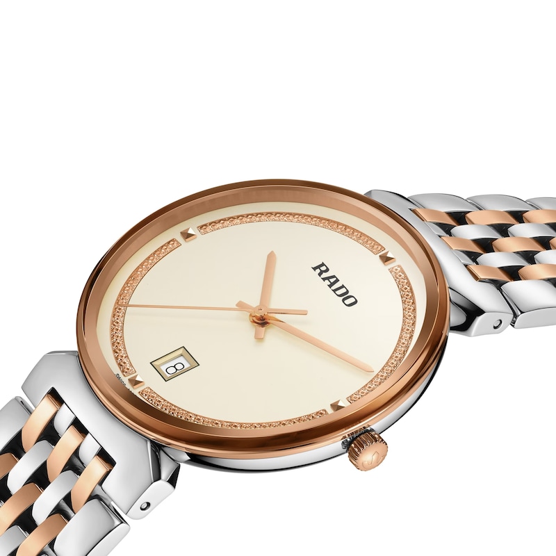 Rado Florence 38mm Champagne Dial & Two-Tone Bracelet Watch