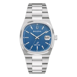 Bulova Super Seville Precisionist HPQ Blue Dial & Stainless Steel Watch