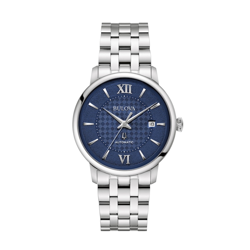 Main Image 1 of Bulova Hudson Men's Blue Dial & Stainless Steel Watch