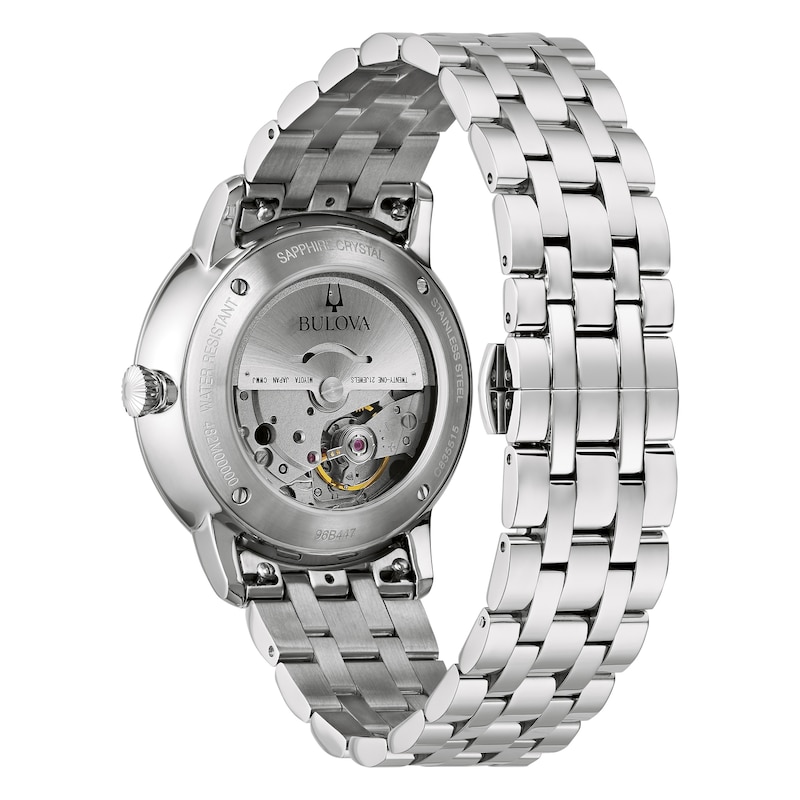 Main Image 3 of Bulova Hudson Men's Blue Dial & Stainless Steel Watch