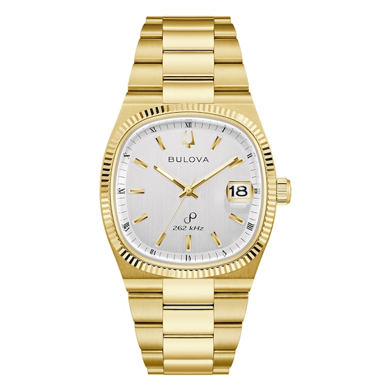 Men's Bulova Super Seville Precisionist Hpq Gold Tone Bracelet Watch