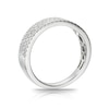 Thumbnail Image 3 of Platinum 0.50ct Diamond Four Row Half Eternity Ring