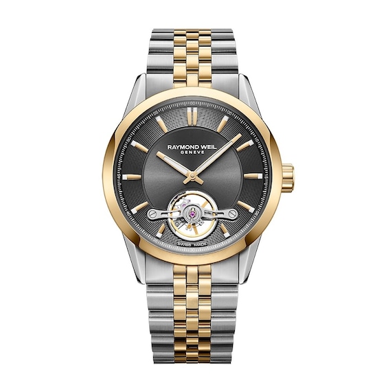 Men's Raymond Weil Freelancer Two Tone Stainless Steel Bracelet Watch - Image 3