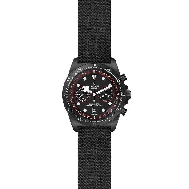 Tudor Pelagos FXD Chrono Cycling Edition Black Fabric Strap Watch