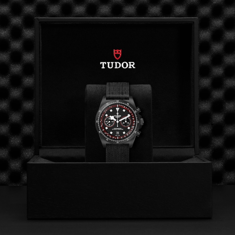 Tudor Pelagos FXD Chrono Cycling Edition Black Fabric Strap Watch