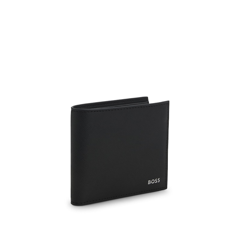 Main Image 2 of BOSS Black Leather Billfold Wallet