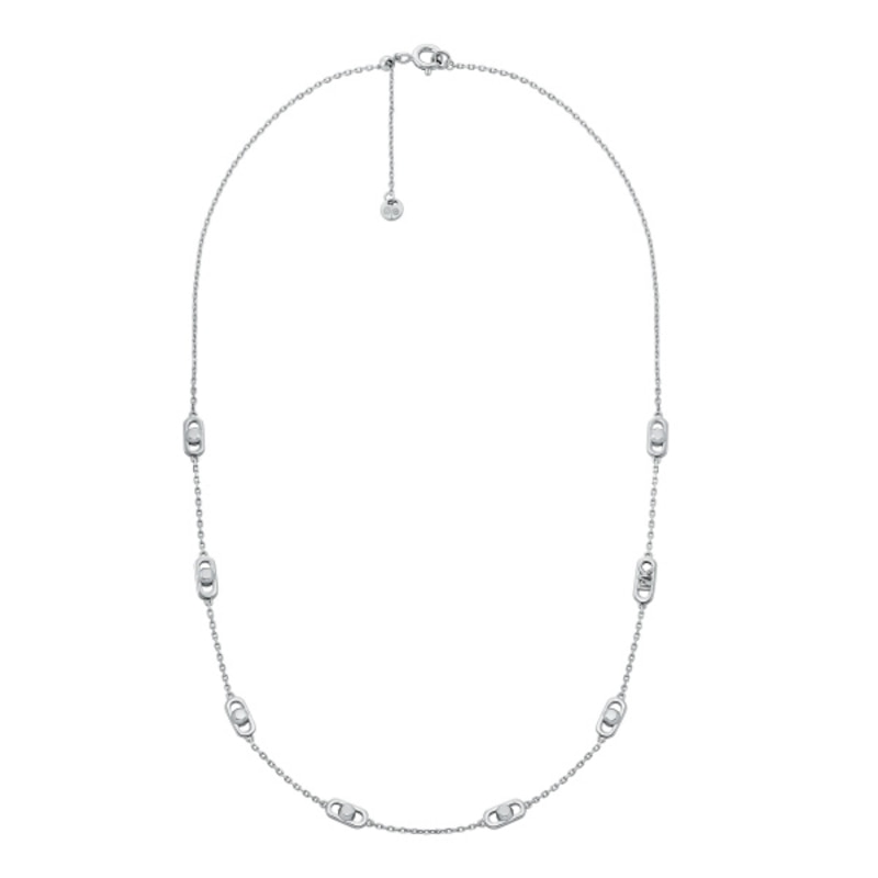 Main Image 1 of Michael Kors Astor Link Sterling Silver 17" Necklace