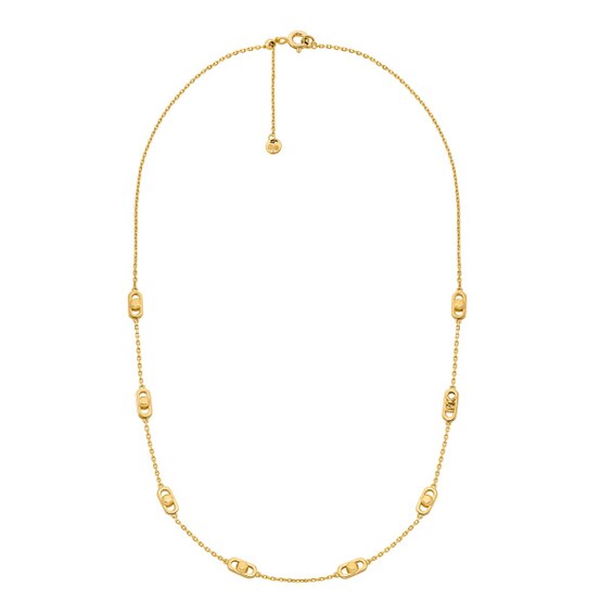 Michael Kors Astor Link 14ct Yellow Gold Plated Chain Necklace