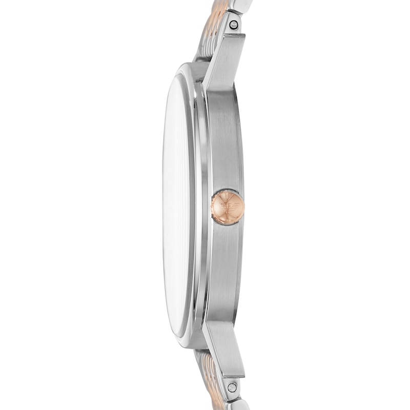 Main Image 2 of Emporio Armani Men's Grey Dial & Two Tone Stainless Steel Bracelet Watch