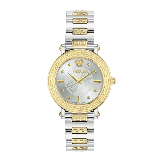 Women's Versace Greca Two Tone Bracelet Watch