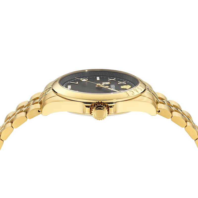 Main Image 2 of Versace Anteo Men's Black Dial & Gold-Tone Bracelet Watch