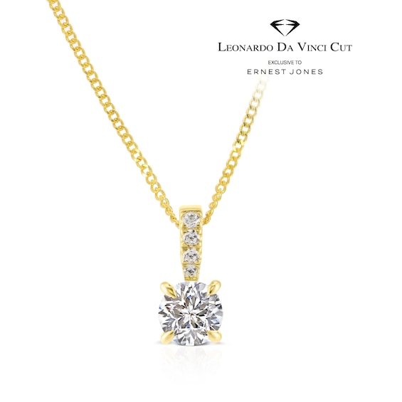 Leonardo Da Vinci Cut 9ct Yellow Gold 0.50ct Diamond Solitai
