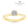 Thumbnail Image 1 of Leonardo Da Vinci Cut 18ct Yellow Gold 0.50ct Diamond Solitaire Ring