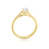Thumbnail Image 3 of Leonardo Da Vinci Cut 18ct Yellow Gold 0.50ct Diamond Solitaire Ring