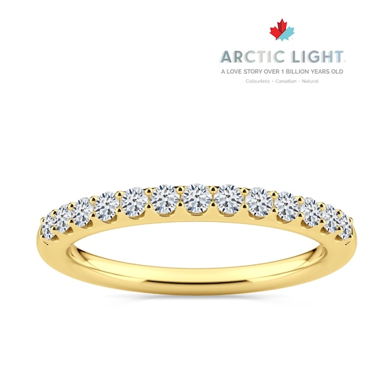 Arctic Light 18ct Yellow Gold 0.25ct Diamond Eternity Ring